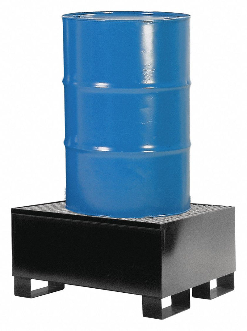 Black Diamond Spill Containment Pallets, Uncovered, 66 gal Spill Capacity, 600 lb - 9001-BD