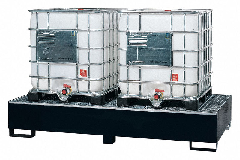 Black Diamond IBC Containment Unit, Uncovered, 385 gal Spill Capacity, 10,000 lb - 9480-BD