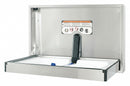 Foundations Baby Changing Station, Horizontal, Recessed Mount, 304 Stainless Steel, 16 ga - 100SS-R