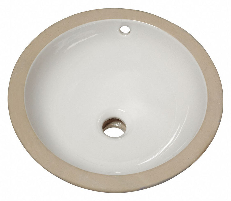 American Standard American Standard, Orbit√¢ Series, 12 3/4 in x 12 3/4 in, Vitreous China, Undercounter Sink - 630000.02