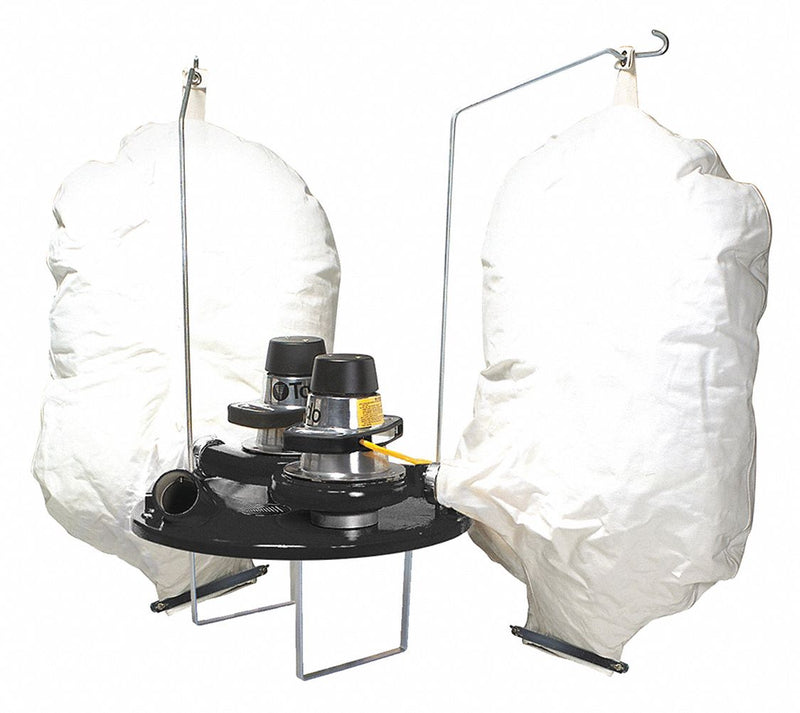 Tornado Shop Vacuum, 55 gal Tank Size, 243 cfm, 2 in Vacuum Hose Dia. - 98698