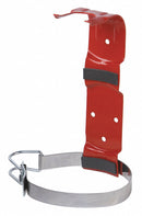 Buckeye Fire Extinguisher Bracket, Strap, 5 lb Capacity, 4-1/4 in Cylinder Dia., Steel - 700270