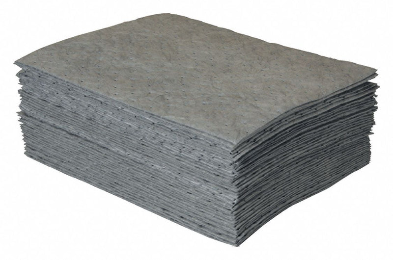Condor 19 in Absorbent Pad, Fluids Absorbed: Universal, Light, 9 gal, 50 PK - 35ZP91