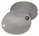 Condor 22 in dia Drum Top Absorbent Pad, Fluids Absorbed: Universal, Heavy, 6 gal, 25 PK - 35ZR01