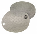 Condor 22 in dia Drum Top Absorbent Pad, Fluids Absorbed: Chemical, Hazmat, Heavy, 6 gal, 25 PK - 35ZR02