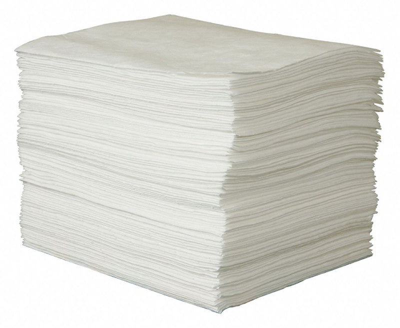 Condor 19 in Absorbent Pad, Fluids Absorbed: Oil-Based Liquids, Medium, 26 gal, 100 PK - 35ZR09
