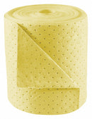 Condor 150 ft Absorbent Roll, Fluids Absorbed: Chemical, Hazmat, Heavy, 20 gal, 1 EA - 35ZR31