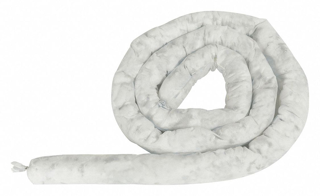 Condor Absorbent Sock, Oil-Based Liquids, 30 gal, 10 ft - 35ZR61 ...
