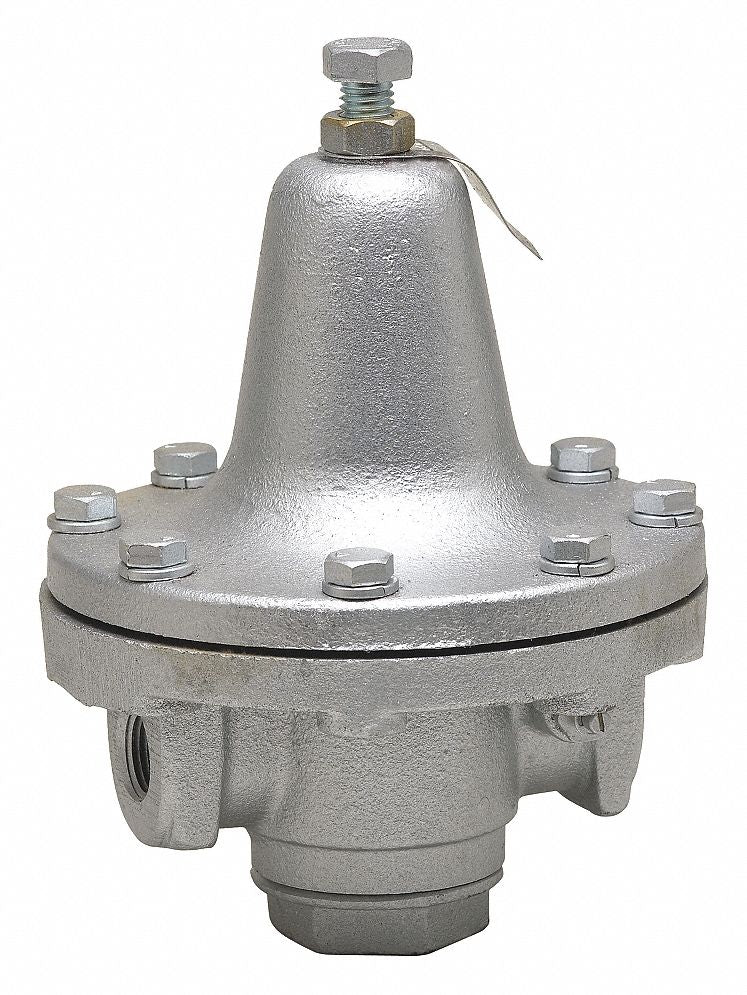 Watts Process Steam Pressure Regulator, Medium Capacity Valve Type, Iron, 1 1/2 in Pipe Size - 152A 30-100
