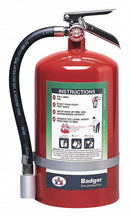Badger Fire Extinguisher, Halotron, Halotron, 11 lb, 1A:10B:C UL Rating - 11HB