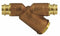Apollo 1/2 in Y Strainer, Press, 50 Mesh, 4 3/4 in Length, Lead Free Bronze - 59LF003P2PR