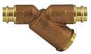 Apollo 1 1/2 in Y Strainer, Press, 20 Mesh, 8 1/4 in Length, Lead Free Bronze - 59LF007P2PR