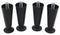 Scotsman Ice Machine Legs, Black, PK4 - KLP7