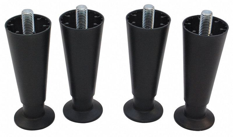 Scotsman Ice Machine Legs, Black, PK4 - KLP7