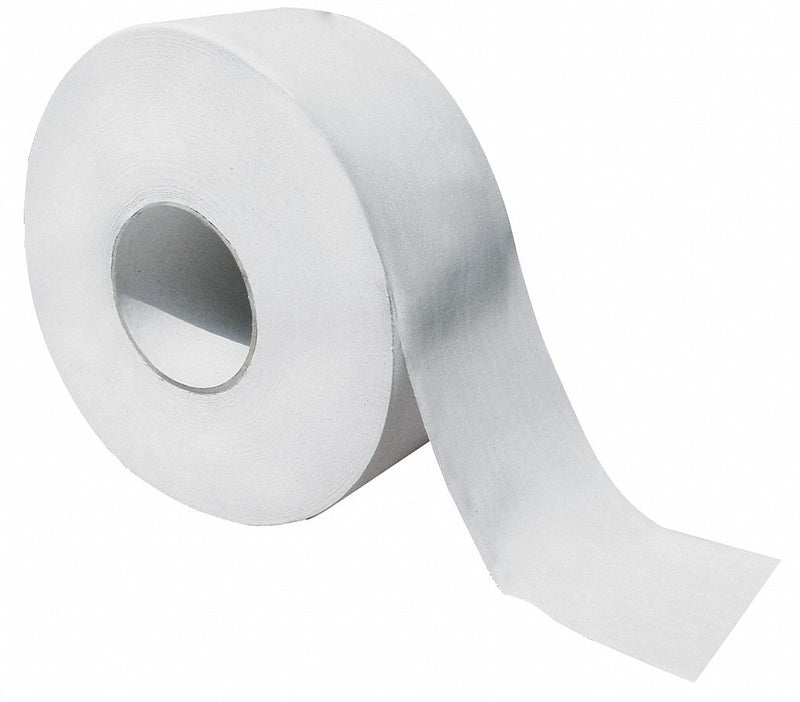 Tough Guy Toilet Paper Roll, Tough Guy, Jumbo Core, 1 Ply, 3 3/8 in Core Dia., PK 8 - 36P063