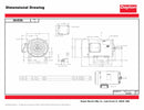 Dayton 5 HP, General Purpose Motor, 3-Phase, 1175 Nameplate RPM, 208-230/460 Voltage, 254/6U Frame - 36VE90