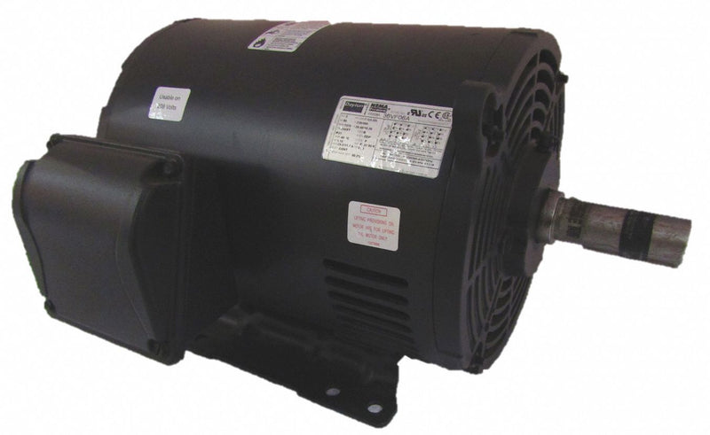 Dayton 7 1/2 HP, General Purpose Motor, 3-Phase, 1175 Nameplate RPM, 230/460 Voltage, 254/6T Frame - 36VF06