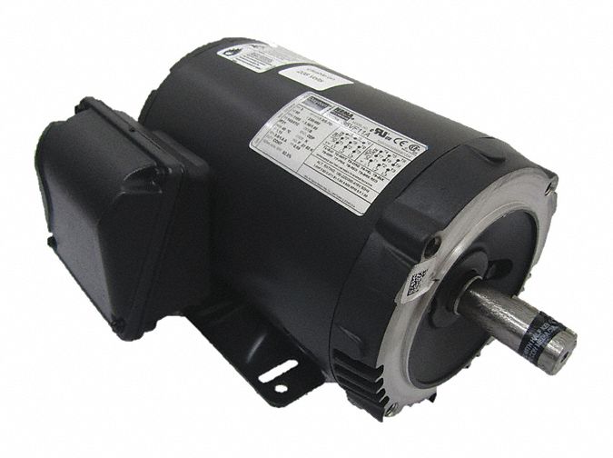 Dayton 1 HP, General Purpose Motor, 3-Phase, 1150 Nameplate RPM, 230/460 Voltage, 143/5TC Frame - 36VF11