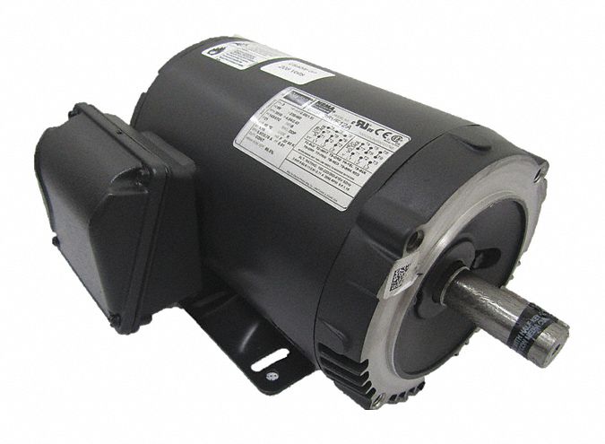 Dayton 2 HP, General Purpose Motor, 3-Phase, 3450 Nameplate RPM, 230/460 Voltage, 143/5TC Frame - 36VF12