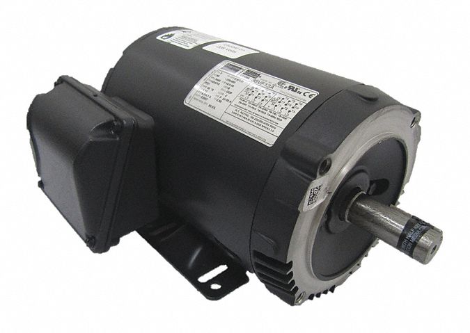 Dayton 3 HP, General Purpose Motor, 3-Phase, 3450 Nameplate RPM, 230/460 Voltage, 143/5TC Frame - 36VF13