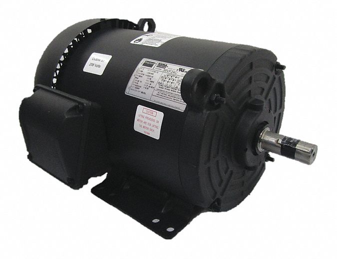 Dayton 1 1/2 HP, General Purpose Motor, 3-Phase, 1765 Nameplate RPM, 208-230/460 Voltage, 182/4 Frame - 36VF24