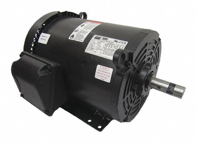 Dayton 3 HP, General Purpose Motor, 3-Phase, 1175 Nameplate RPM, 208-230/460 Voltage, 213/5T Frame - 36VF29