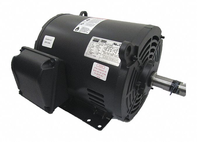 Dayton 36VF44 15 HP General Purpose Motor, 3-Phase, 3530 Nameplate RPM, Voltage 230/460, Frame 213/5T