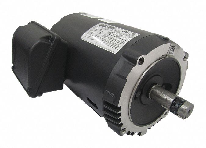 Dayton 2 HP, General Purpose Motor, 3-Phase, 1745 Nameplate RPM, 230/460 Voltage, 143/5TC Frame - 36VF49