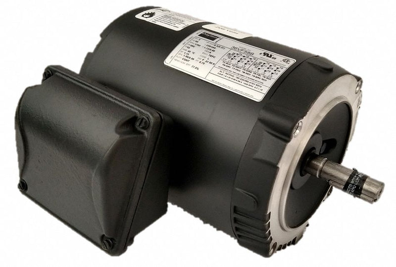 Dayton 1/2 HP, General Purpose Motor, 3-Phase, 1760 Nameplate RPM, 230/460 Voltage, 56C Frame - 36VF58