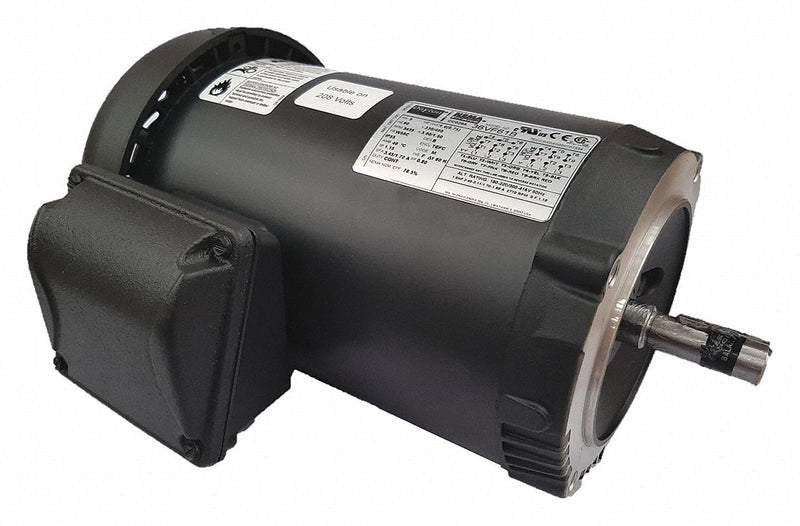 Dayton 1 HP, General Purpose Motor, 3-Phase, 3520 Nameplate RPM, 230/460 Voltage, 56C Frame - 36VF61