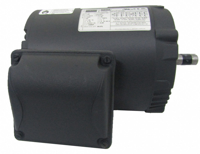 Dayton 1 1/2 HP, General Purpose Motor, 3-Phase, 3470 Nameplate RPM, 230/460 Voltage, 56C Frame - 36VF65