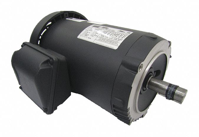 Dayton 3 HP, General Purpose Motor, 3-Phase, 3480 Nameplate RPM, 230/460 Voltage, 143/5TC Frame - 36VF73