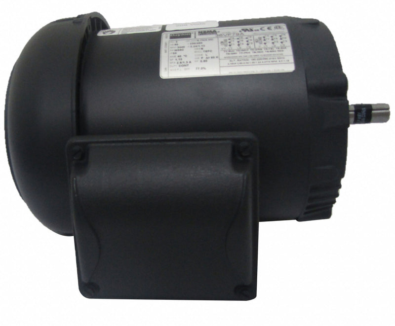 Dayton 3/4 HP, General Purpose Motor, 3-Phase, 3520 Nameplate RPM, 230/460 Voltage, 56C Frame - 36VF79