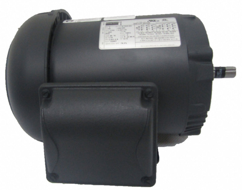 Dayton 3/4 HP, General Purpose Motor, 3-Phase, 1720 Nameplate RPM, 230/460 Voltage, 56C Frame - 36VF80