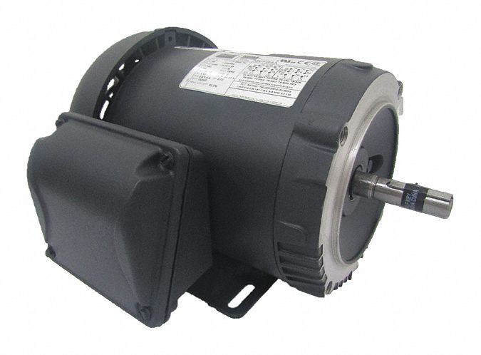 Dayton 1 HP, General Purpose Motor, 3-Phase, 1145 Nameplate RPM, 230/460 Voltage, 56C Frame - 36VF84