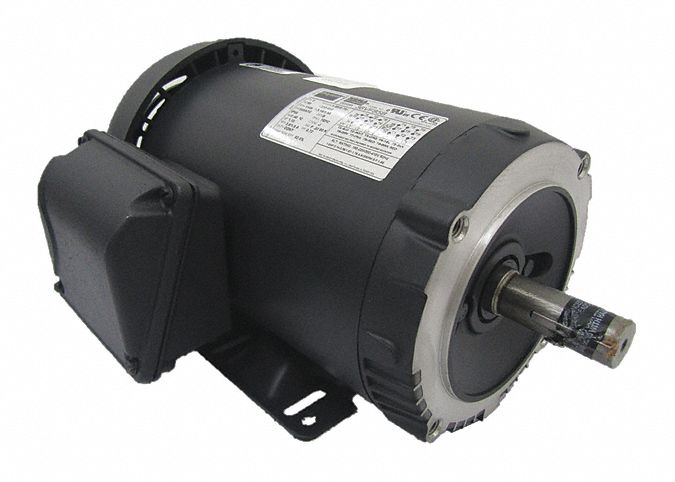 Dayton 1 HP, General Purpose Motor, 3-Phase, 1145 Nameplate RPM, 230/460 Voltage, 143/5TC Frame - 36VF85