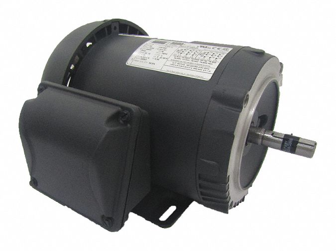 Dayton 1 1/2 HP, General Purpose Motor, 3-Phase, 3470 Nameplate RPM, 230/460 Voltage, 56C Frame - 36VF86