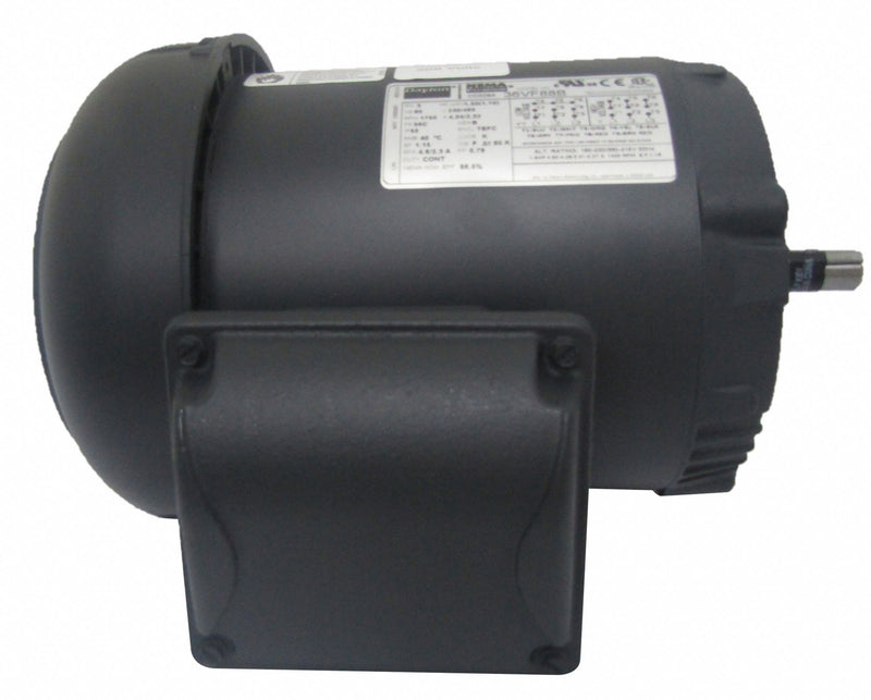 Dayton 1 1/2 HP, General Purpose Motor, 3-Phase, 1750 Nameplate RPM, 230/460 Voltage, 56C Frame - 36VF88