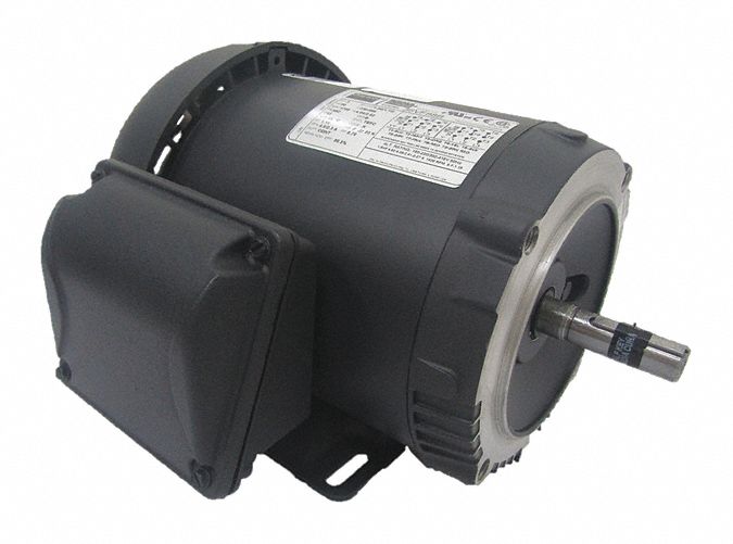 Dayton 1 1/2 HP, General Purpose Motor, 3-Phase, 1750 Nameplate RPM, 230/460 Voltage, 56C Frame - 36VF88