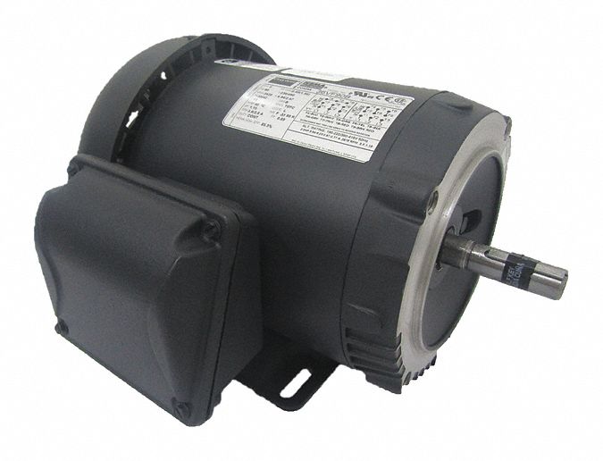 Dayton 2 HP, General Purpose Motor, 3-Phase, 3480 Nameplate RPM, 230/460 Voltage, 56HC Frame - 36VF90