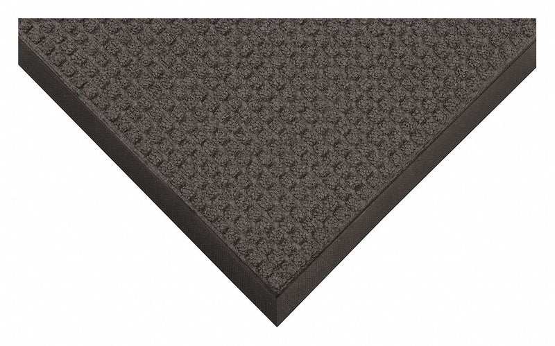 Condor Indoor/Outdoor Entrance Runner, 10 ft L, 4 ft W, 3/8 in Thick, Rectangle, Charcoal - 36VK03
