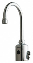 Chicago Faucets Chrome, Gooseneck, Bathroom Sink Faucet, Motion Sensor Faucet Activation, 0.5 gpm - 116.223.AB.1