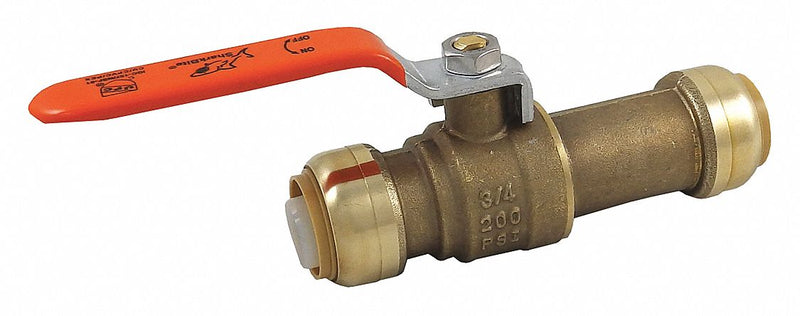 Sharkbite 24736LF - Ball Valve Brass Push-Fit 3/4 in 200 psi