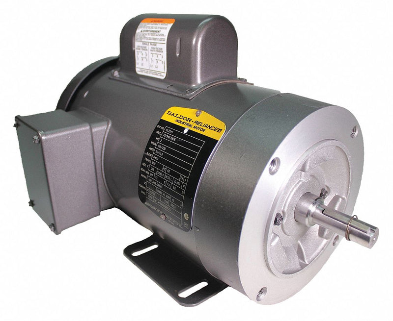 Baldor 2 HP, General Purpose Motor, Capacitor-Start, 3450 Nameplate RPM, 115/230 Voltage, 56C Frame - CL3515