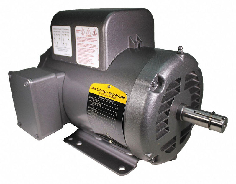 Baldor 1 HP, General Purpose Motor, Capacitor-Start, 1725 Nameplate RPM, 115/230 Voltage, 143T Frame - L1318TM