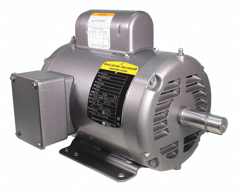 Baldor 1 1/2 HP, General Purpose Motor, Capacitor-Start, 1725 Nameplate RPM, 115/230 Voltage - L1319T