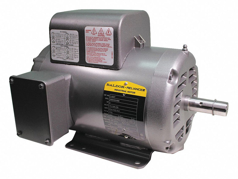 Baldor Electric L1322T - Motor 2 HP 1725 RPM 115/208/230V 145T