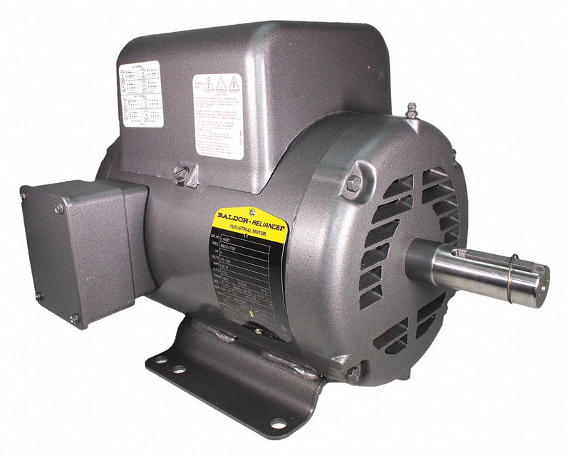 Baldor 3 HP, General Purpose Motor, Capacitor-Start, 1725 Nameplate RPM, 115/230 Voltage, 184T Frame - L1408T