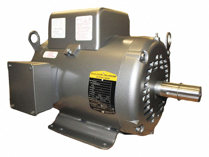Baldor 10 HP, General Purpose Motor, Capacitor-Start, 3450 Nameplate RPM, 230 Voltage, 215T Frame - L1511T