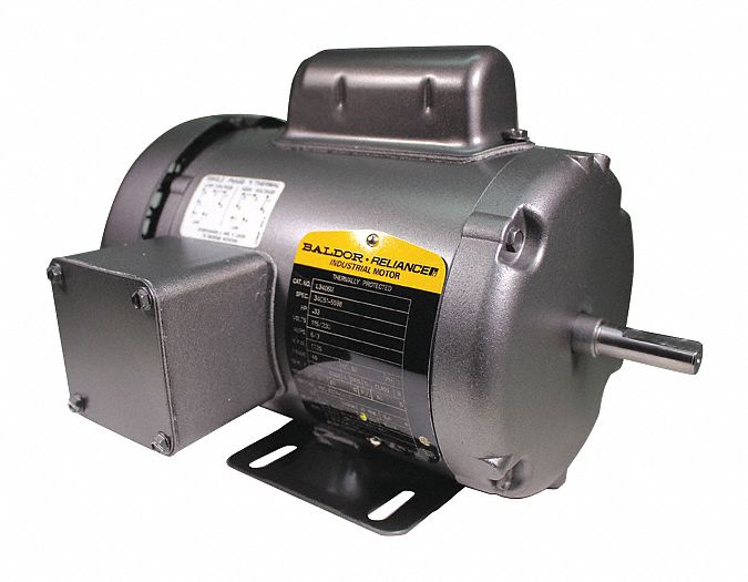 Baldor Electric L3406M - Motor 1/3 HP 1725 RPM 115/230V 48 TEFC